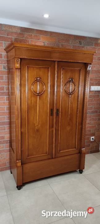 Piękna szafa secesyjna Łagów