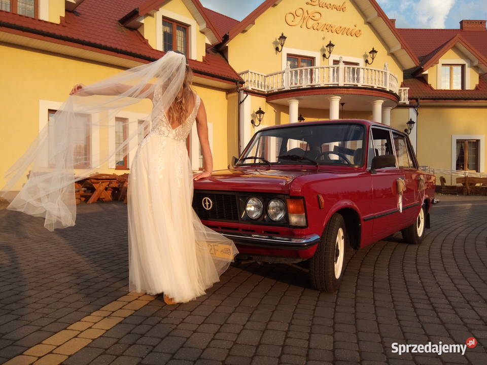 Samochód Fiat 125 p do ślubu Auto do ślubu Duży Płońsk