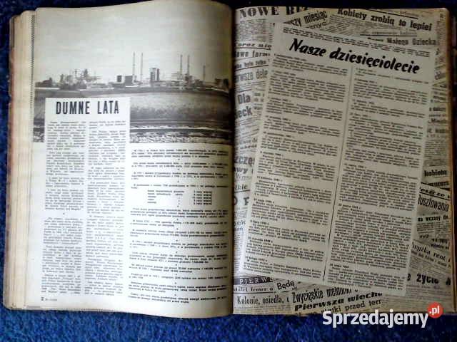 Rocznik gazety Kobieta i Zycie z 1954 oprawiony Zakopane