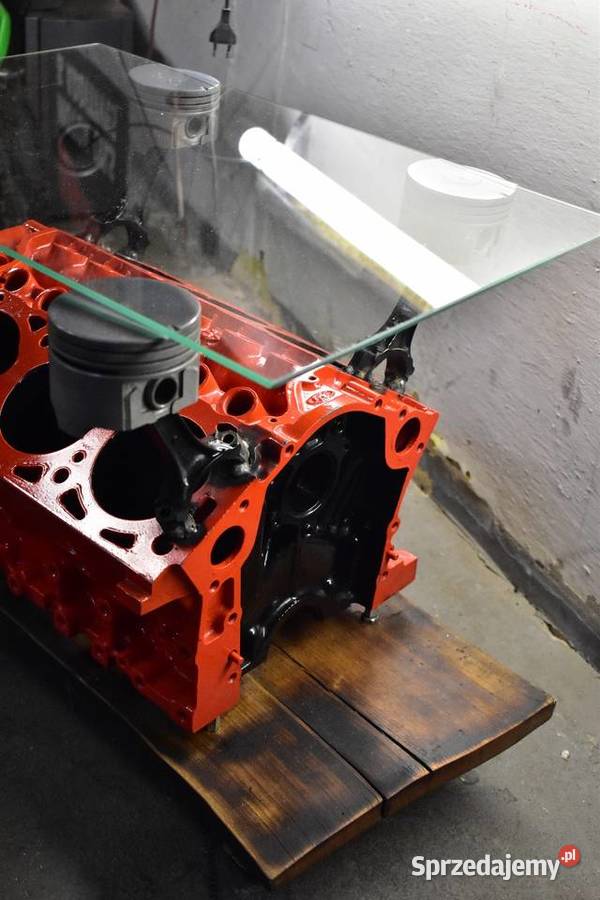 Stolik kawowy ława z silnika v6 silnik ford Dom i Ogród Lublin