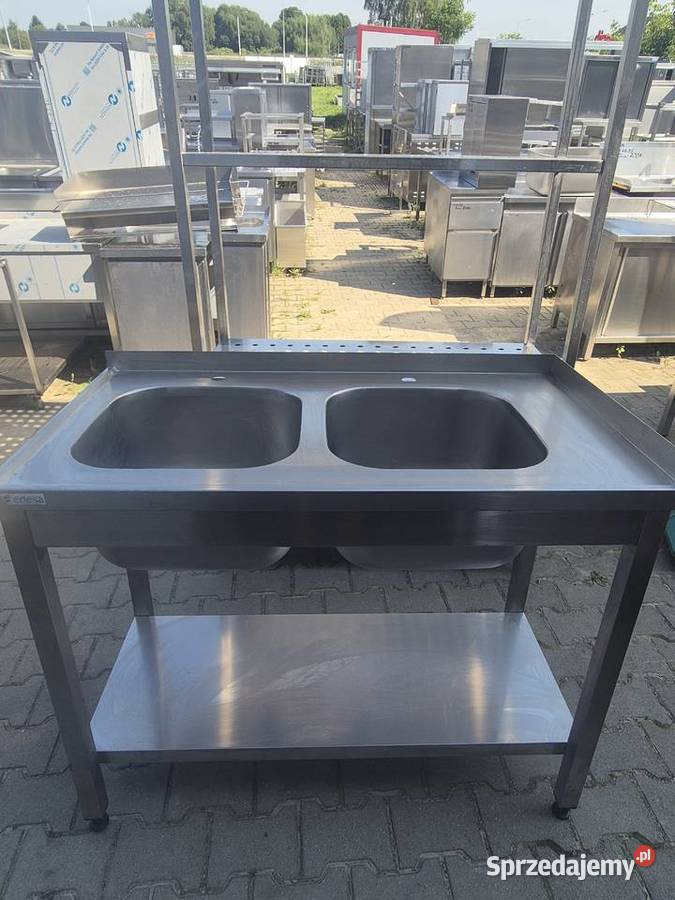 Zlew Gastronomiczny 2 Komorowy Z Półką 1106085