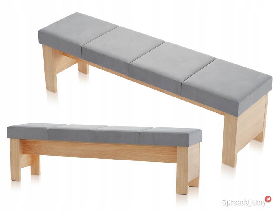ŁAWKA DREWNIANA NORA 4 z atestem Tapicerowana Biłgoraj