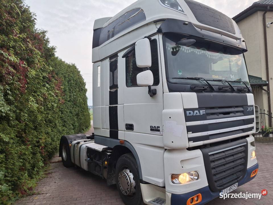 Daf 105 460 2011 welurowa tapicerka lubelskie Krzywda