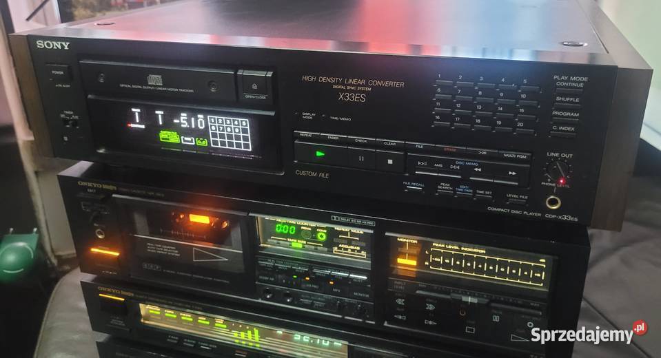 SONY CDP X33ES odtwarzacz cd Odtwarzacze CD i MD podkarpackie Jasło sprzedam