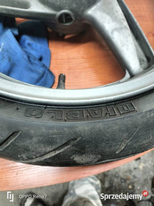 Kawasaki ZZR 600 przednie koło opona Łubno