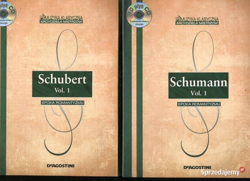 Arcydzieła Mistrzów Schubert Vol1 Schuman Vol1 Szczecin