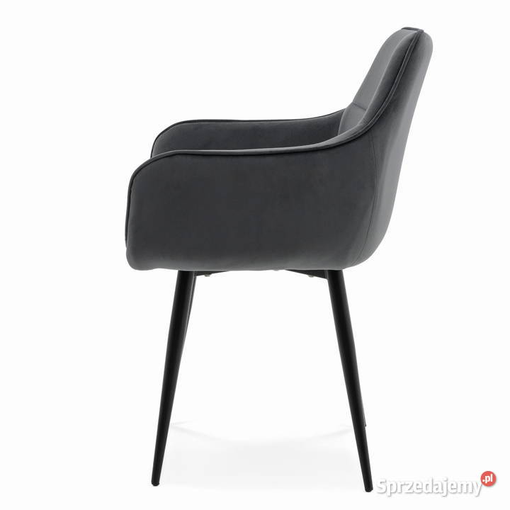 Szare Krzesło Tapicerowane Quattro Wysyłka 24H wielkopolskie