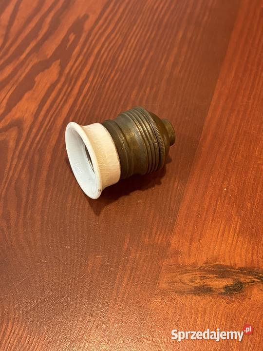 Stara oprawka mosiężna przedwojenna gwint E27 i sprzedam