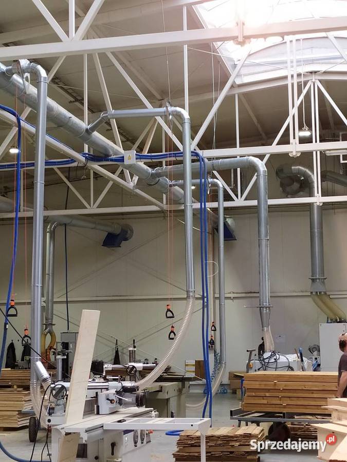 Instalacje odpylające Rury do trociń Lublin