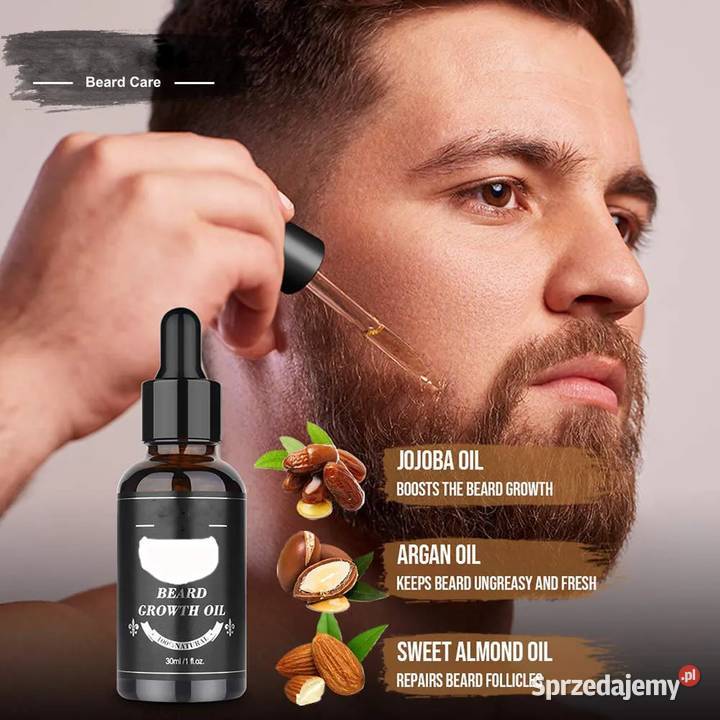 Zestaw na porost brody 5 sztuk Beard Care sprzedam