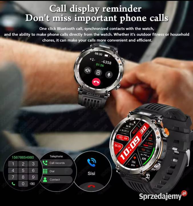 Smartwatch męski 17 cala HD Amoled Chrzanów sprzedam