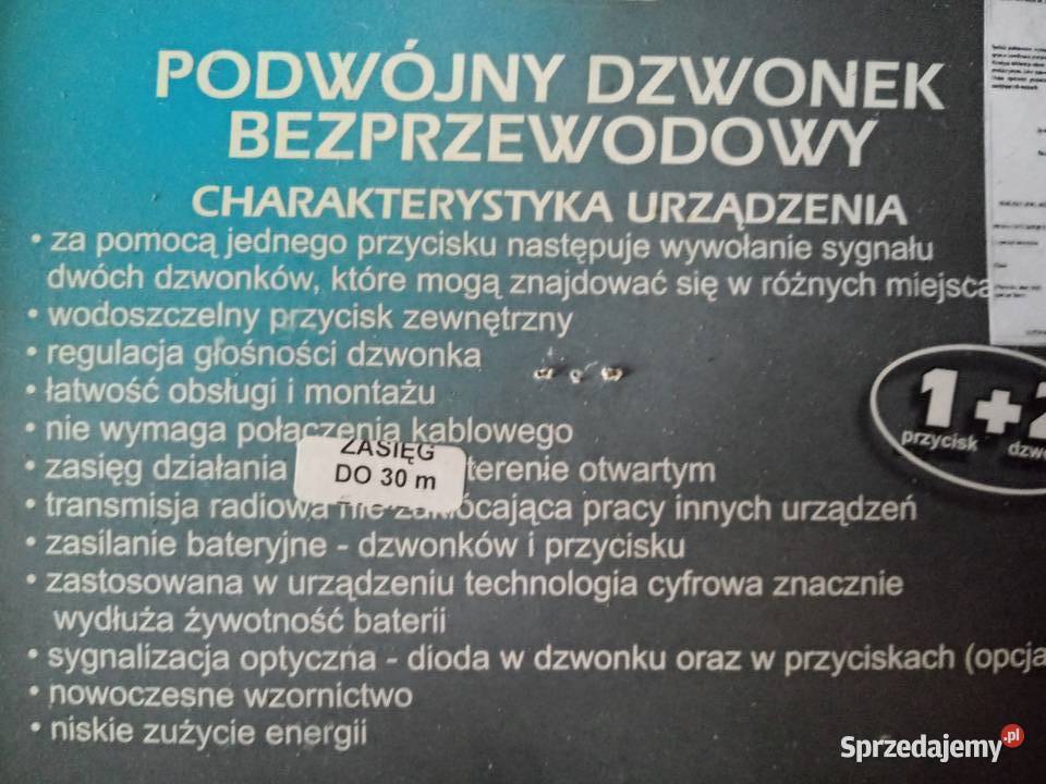 Dzwonek bezprzewodowy podwójny 689881BB