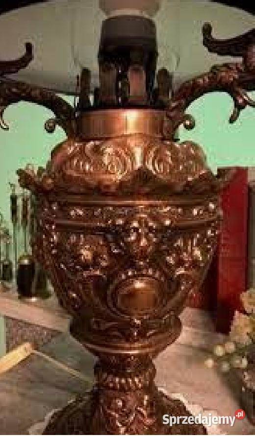 Miedziana lampa ala naftowa styl retro Góra sprzedam