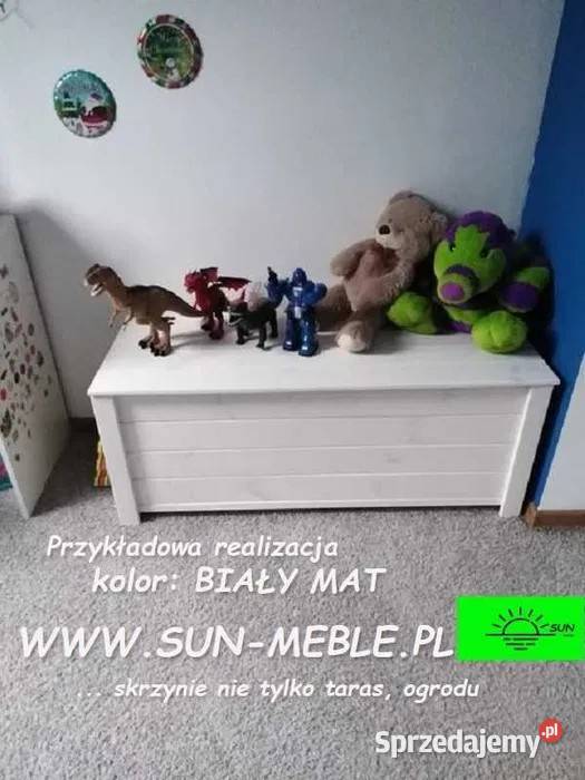 Skrzynia 80x40x60 KOLOR Kufer drewniany pokój Zielona Góra sprzedam