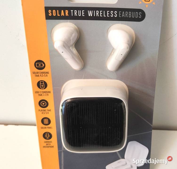 Słuchawki bezprzewodowe douszne solar łódzkie Łódź