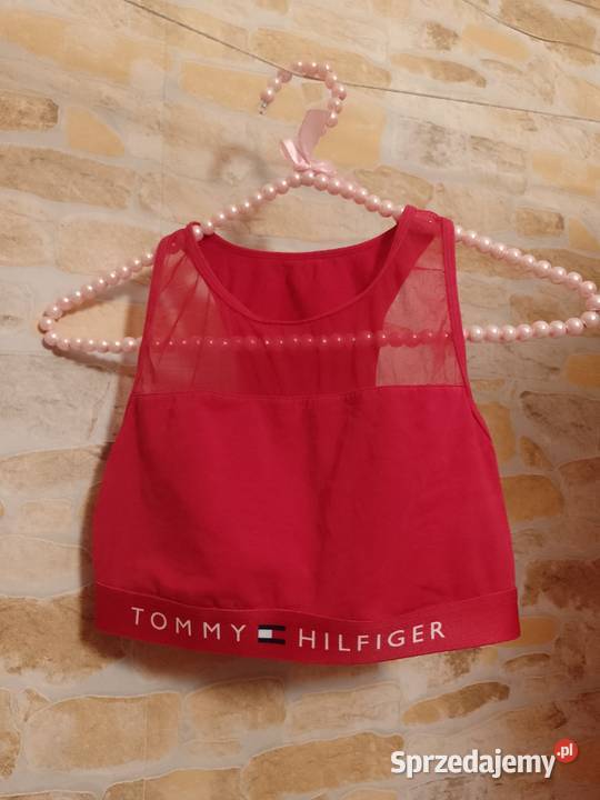 38M Tommy Hilfiger Czerwony top fitness bokserka Kraków