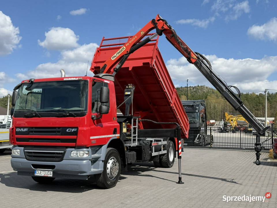 DAF CF 75310 HDS Palfinger PK 11001K Rotator elektryczne lusterka Widełki