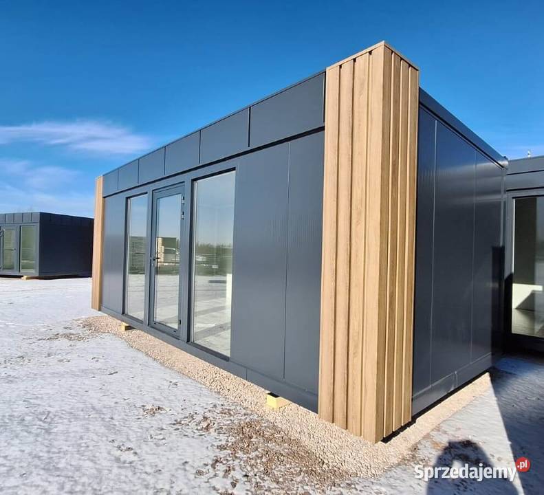 Pawilon kontener z płyty warstwowej PIR Wisła
