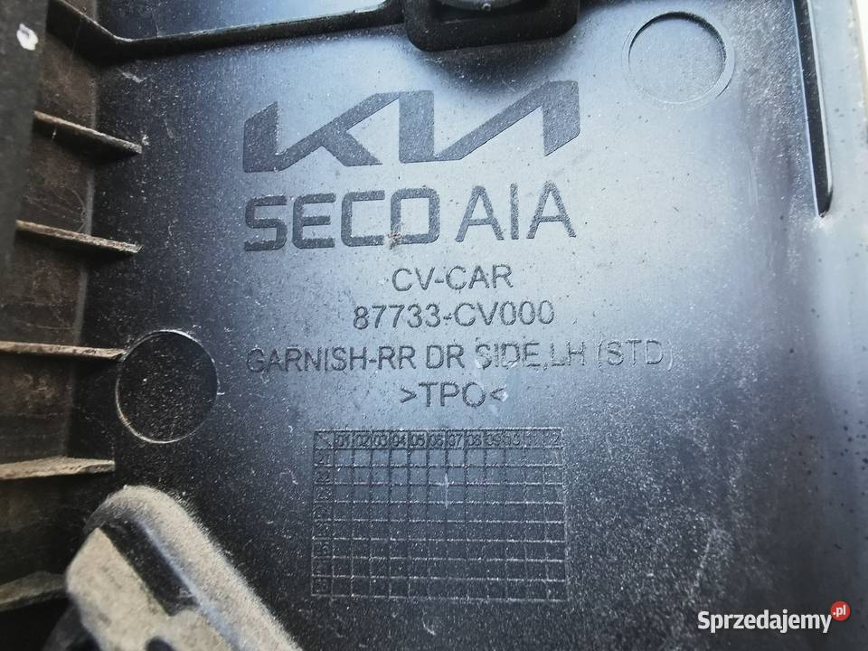 Listwa drzwi tył tylnia lewa lh kia ev6 21 Sieraków