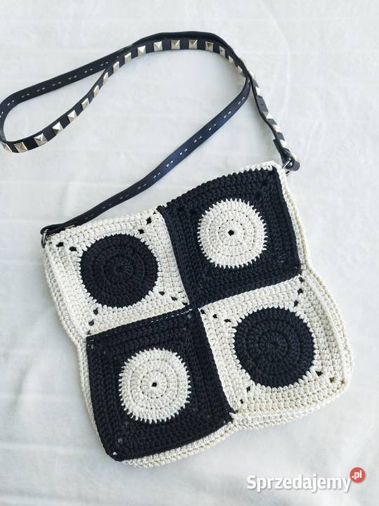 Torebka listonoszka crochet ręczne robiona Piotrków Trybunalski sprzedam