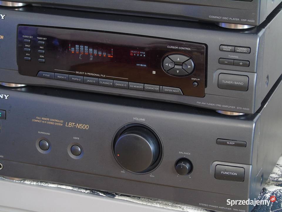 Wzmacniacz korektor graficzny tuner RDS i CD sprzedam