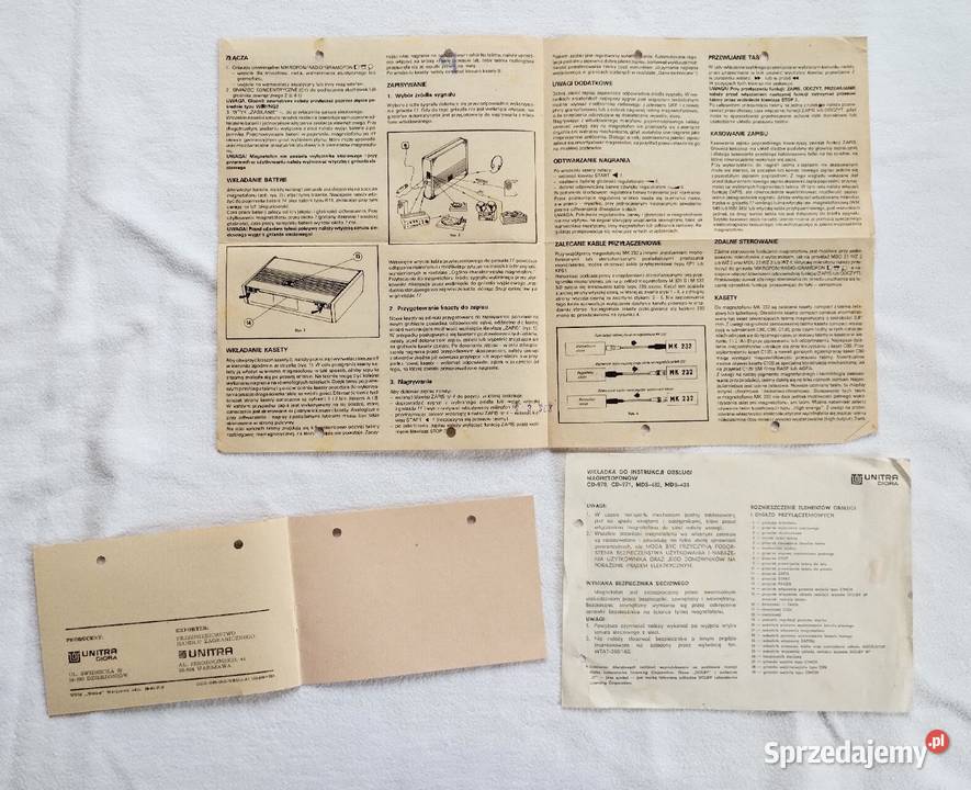 PRL Stare Instrukcje Obsługi
