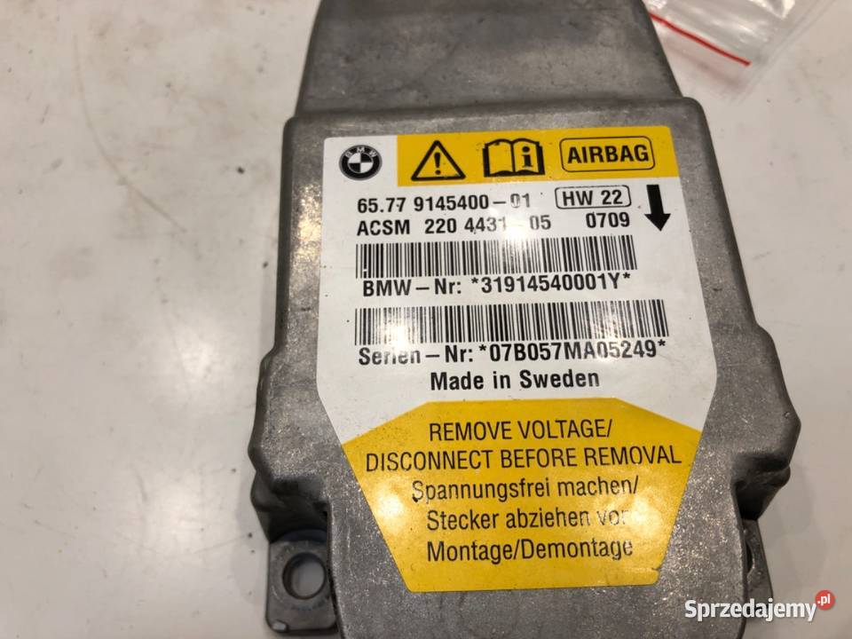 SENSOR AIRBAG BMW E61 9145400 0410 CZUJNIK