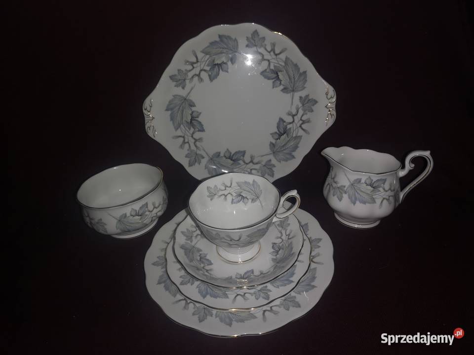 Serwis Royal Albert England Silver Maple Gdańsk