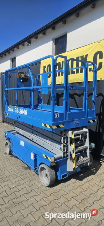 Podnośnik koszowy nożycowy Genie GS2646 10m Wojnowice
