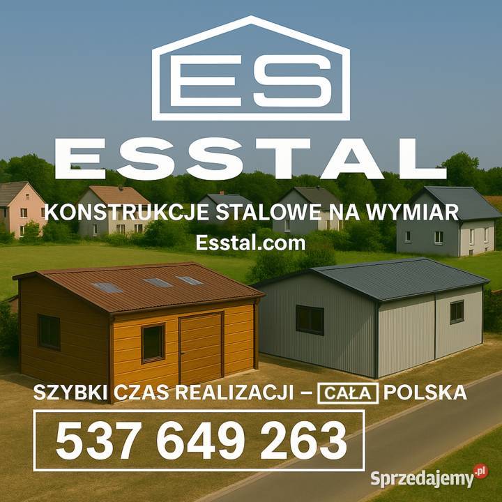 Garaż Blaszany Hala Magazynowa MAGAZYN Wiaty Ryki