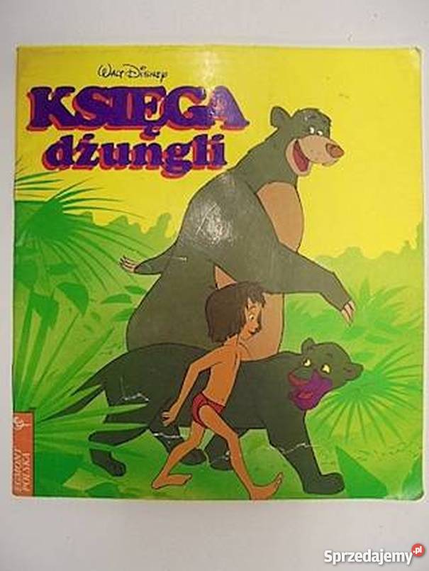 KSIĘGA DŻUNGLI WALT DISNEY lubelskie Zamość sprzedam
