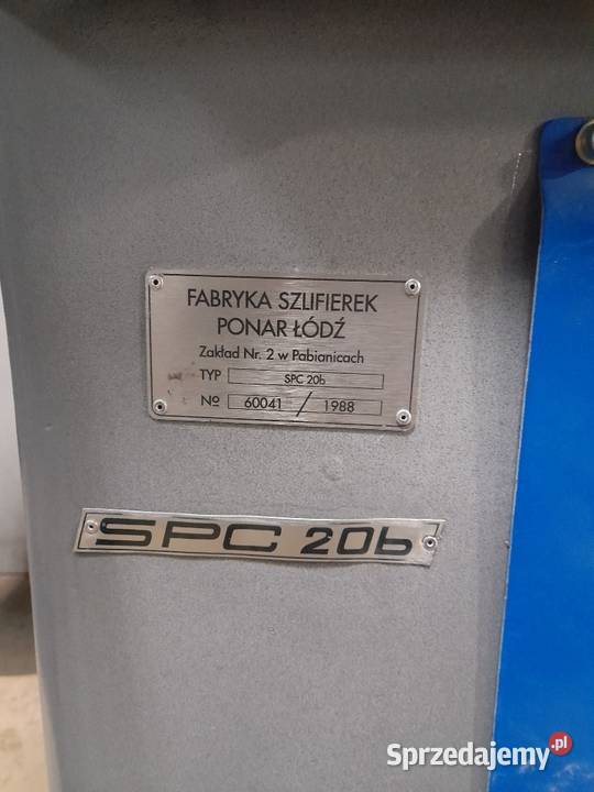 Szlifierka do płaszczyzn model SPC 20b Łazy sprzedam