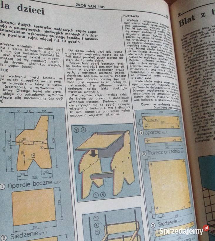 ZRÓB SAM Dwumiesięcznik 1981 1983 rocznik Czasopisma Łódź