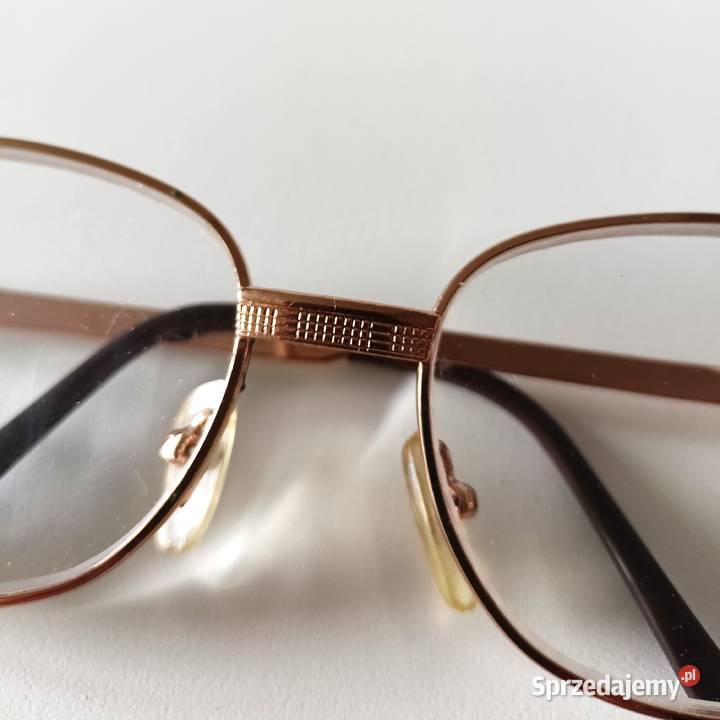 Okulary korekcyjne 350 Szkło z PRLUu vintage
