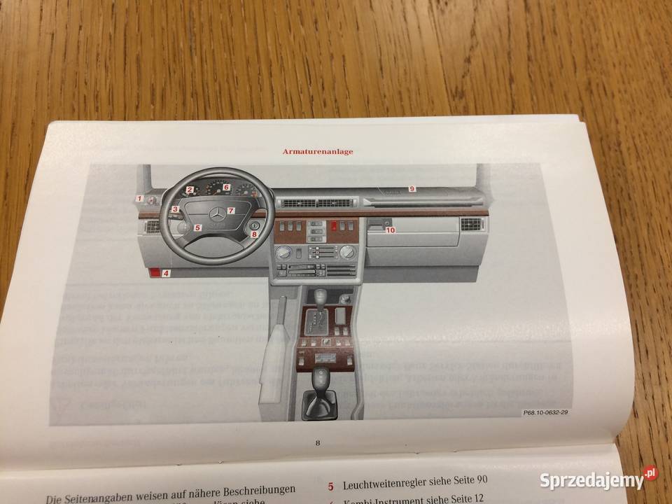Mercedes G300TD G320 G500 instrukcja obsługi