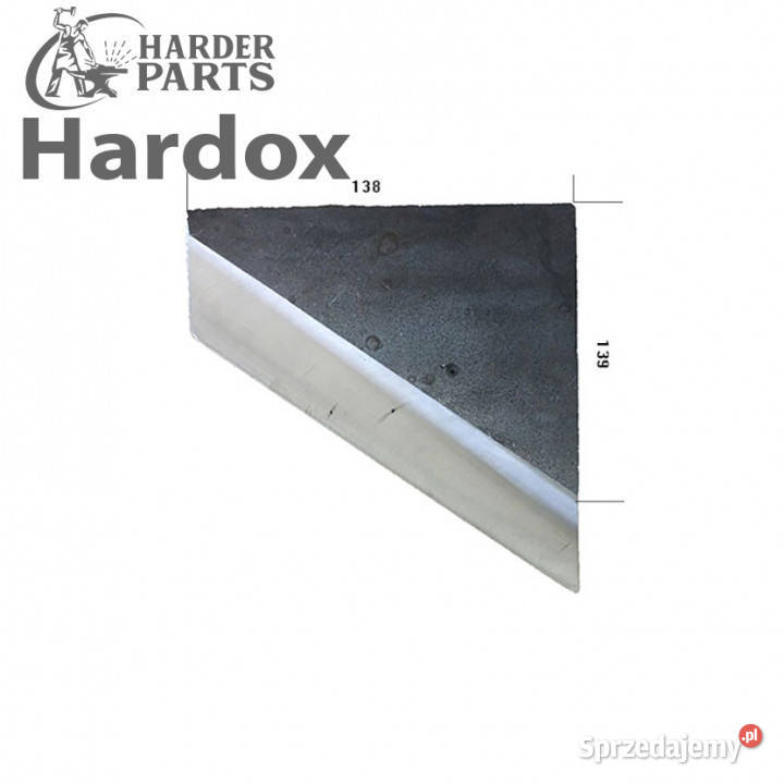 Nóż półtrójkątny HARDOX spawmech części do wycinaka kiszonki