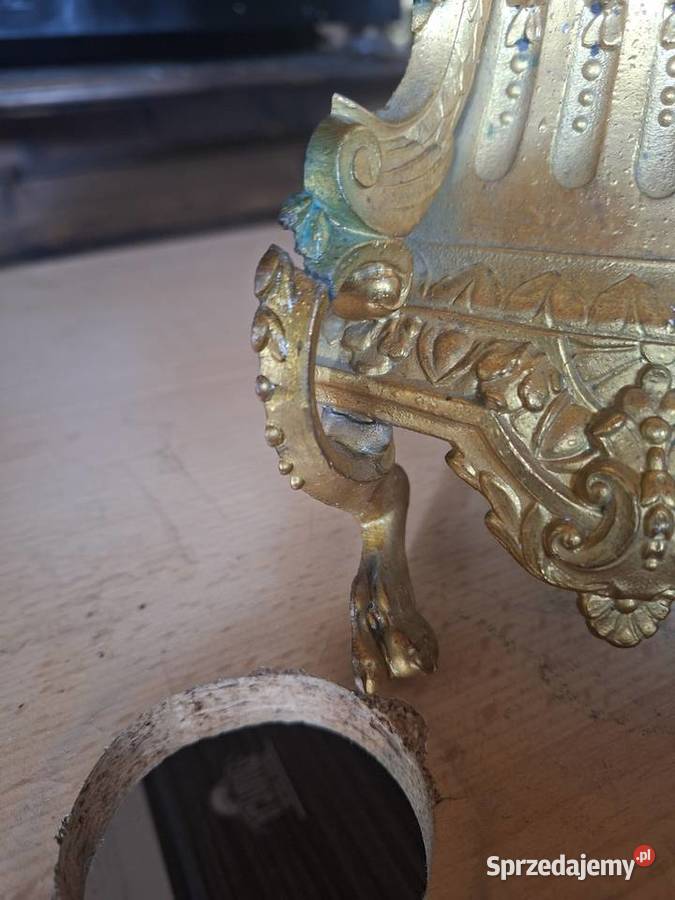 Kominkowy zegar francuski stary Rzeszów