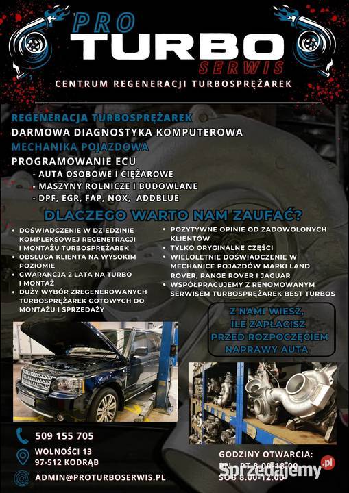 Turbosprężarka Opel 13CDTI 54359700006 Radomsko sprzedam