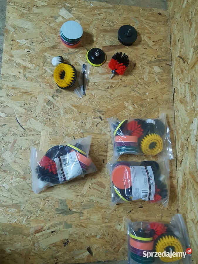 SZCZOTKI CZYSZCZĄCE NA WKRĘTARKĘ 11 SZTUK vorfal Głogowa