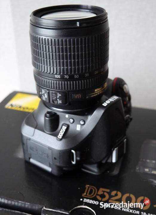 Aparat Nikon D5200 stan ze sklepu Gliwice