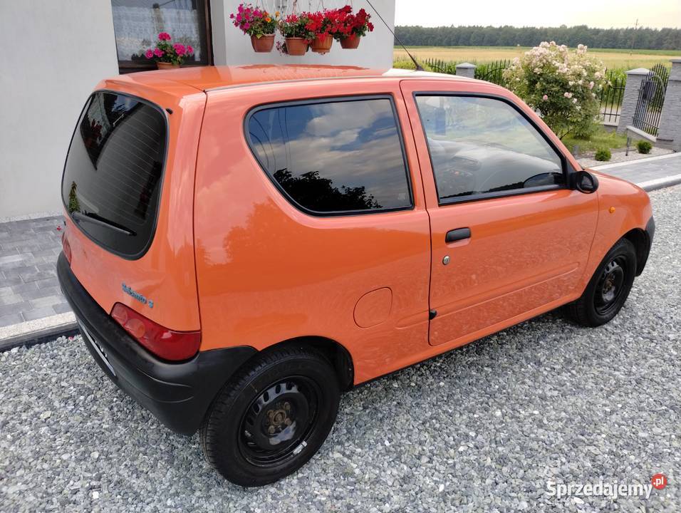 Fiat Seicento 09 Czarne tablice Bezwypadkowy Seicento Krzepice