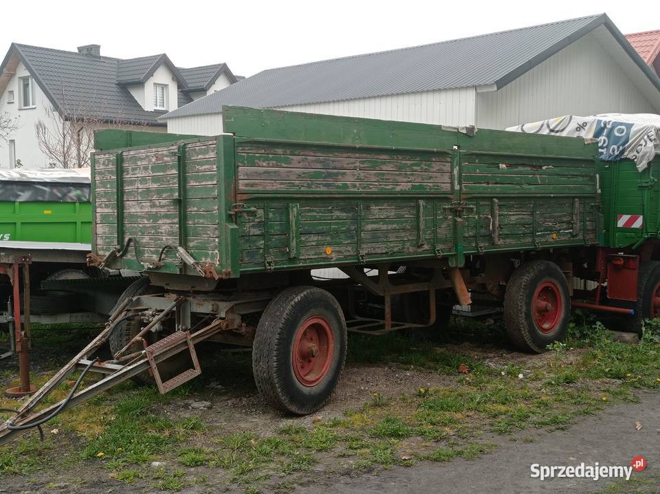 Przyczepa rolnicza platforma do bel słomy palet Krasnystaw