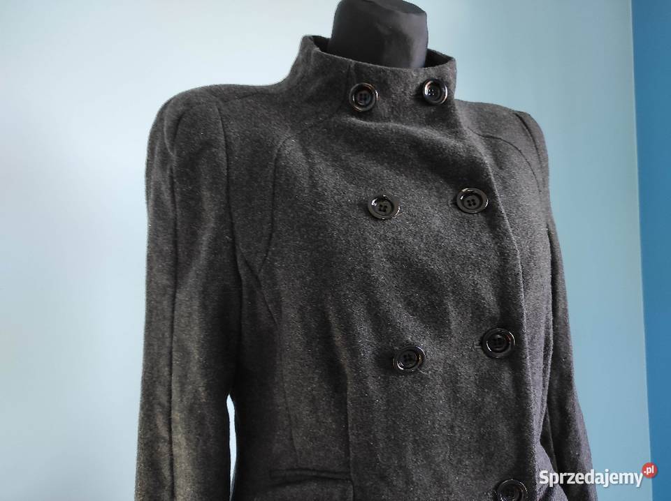 Płaszcz damski wełniany ZARA rozmiar 40 L mazowieckie Płock sprzedam