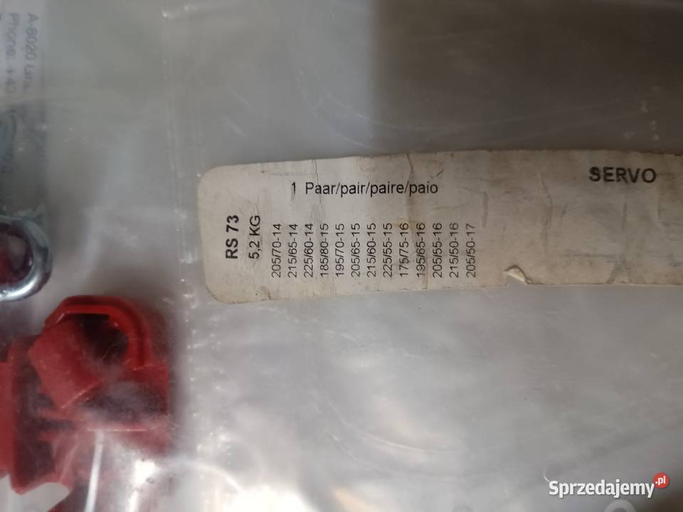 Łańcuchy śniegowe pewag serwo RS73 Wrocław