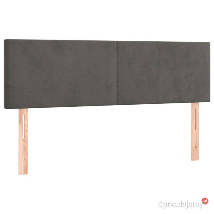 Zagłówek do łóżka z LED ciemnoszary 144x5x7888 Warszawa