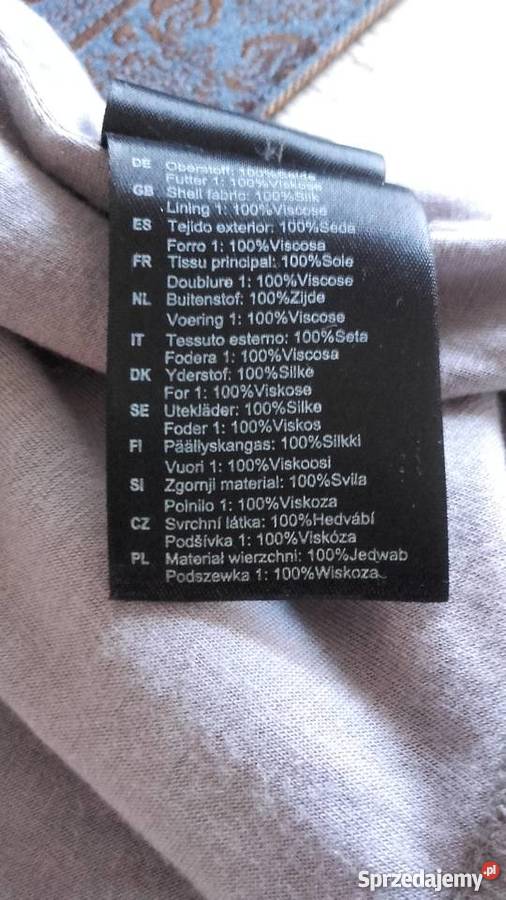 MARKOWA SUKIENECZKA Z NAT JEDWABIU r 40 Piła sprzedam