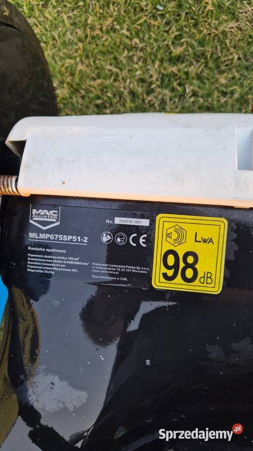 Kosiarka spalinowa z rozrusznikiem elektrycznym Bronów