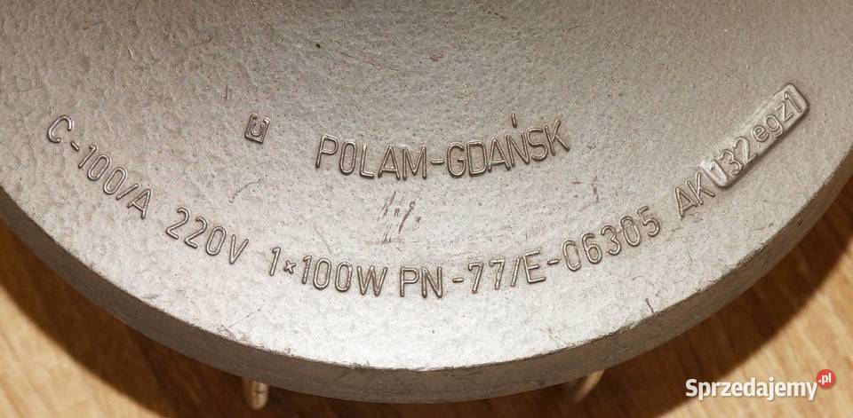 Lampa industrialna przemysłowa C100A POLAM śląskie Gliwice