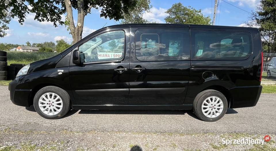 Fiat Scudo Long 2011 9 osobowy 165 Skóra Klima elektryczne szyby Poddębice
