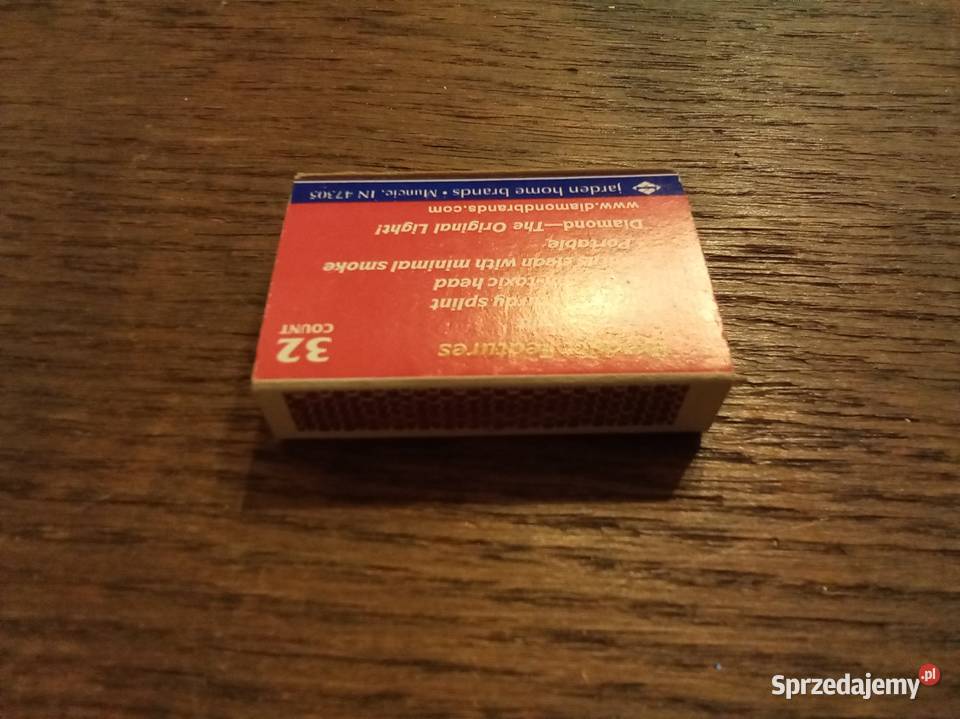 Pudełko zapałek USA lata 80te Warszawa sprzedam